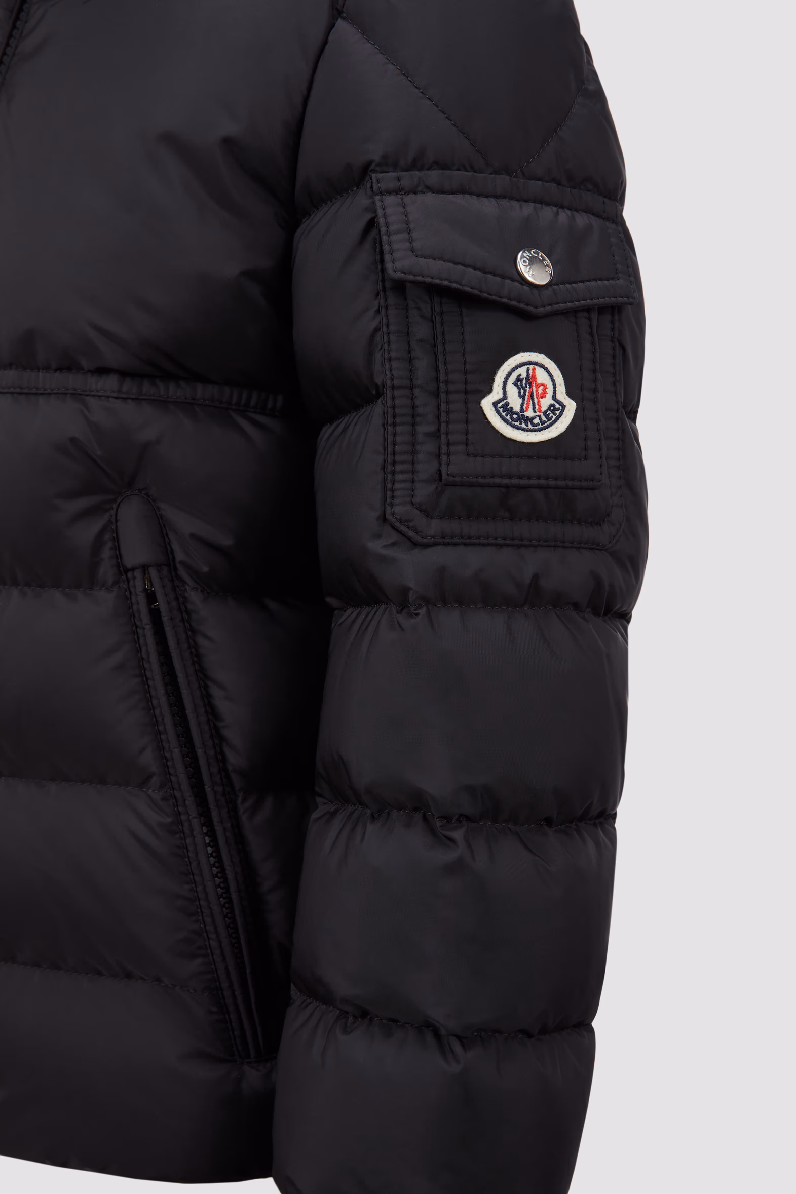 Plumífero con capucha New Byronf Niño Negro Moncler 4